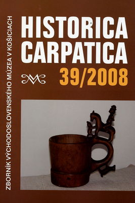 Historica Carpatica. 39/2008 /