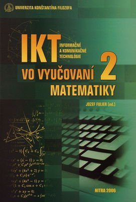 IKT vo vyučovaní matematiky. 2 /