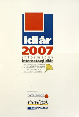 Idiár 2007 : informačný internetový diár : sprievodca pri túlaní sa internetom