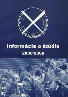 Informácie o štúdiu 2008/2009 /