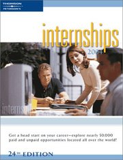 Internships 2004 : [the leader in educations search, test prep, and financial aid]