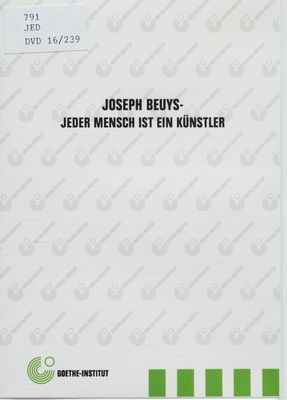 Joseph Beuys- Jeder Mensch ist ein Künstler : Dokumentarfilm