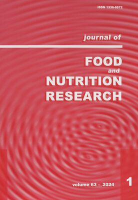 Journal of food and nutrition research.