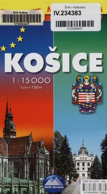 Košice mapa mesta /