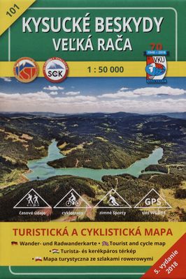 Kysucké Beskydy ; Veľká Rača turistická a cykloturistická mapa /
