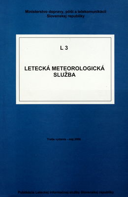 L 3 - Letecká meteorologická služba /