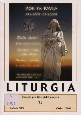 Liturgia : časopis pre liturgickú obnovu.