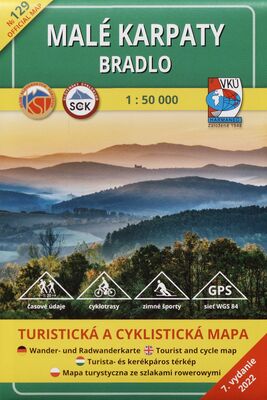 Malé Karpaty : Bradlo : turistická a cyklistická mapa /