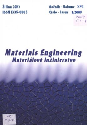 Materiálové inžinierstvo.