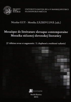 Mosaïque de littérature slovaque contemporaine /