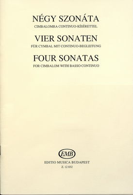 Négy szonáta : cimbalomra continuo-kísérettel /