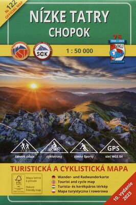 Nízke Tatry : Chopok : turistická a cyklistická mapa /