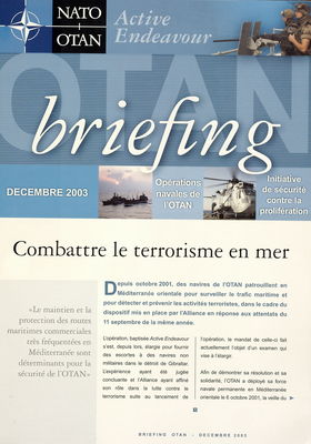 NATO briefing. decembre 2003, Combattre le terrorisme en mer