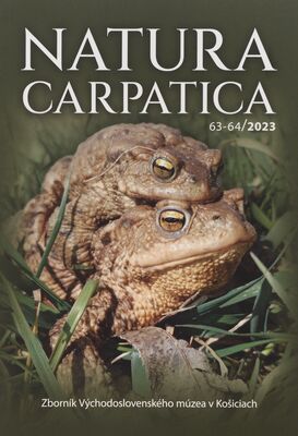 Natura Carpatica. LXIII-LXIV 2023 /