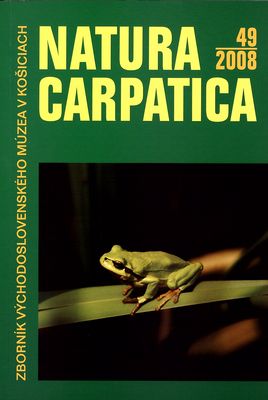 Natura Carpatica. XLIX, 2008/