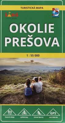 Okolie Prešova : turistická mapa ; Prešov : mapa mesta s mapou okolia v mierke 1:55 000 /
