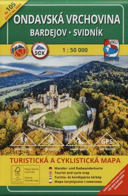Ondavská vrchovina ; Bardejov ; Svidník : turistická a cyklistická mapa /
