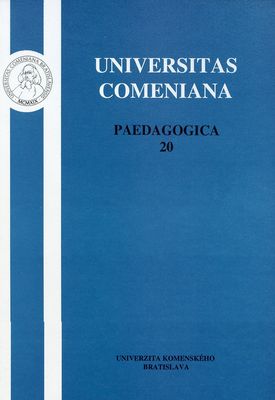 Paedagogica. 20 /