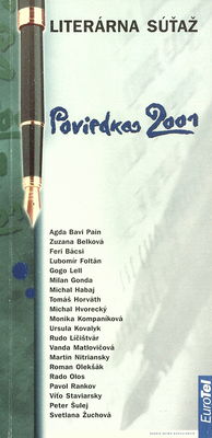 Poviedka 2001 : zborník najlepších prác piateho ročníka literárnej súťaže.