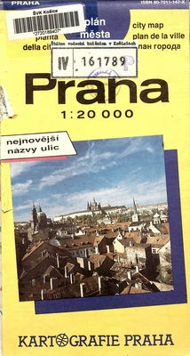 Praha plán města /