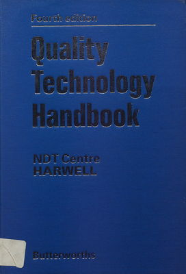 Quality technology handbook /