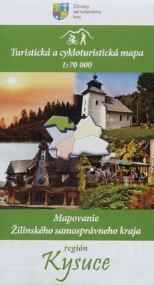 Región Kysuce turistická a cykloturistická mapa /