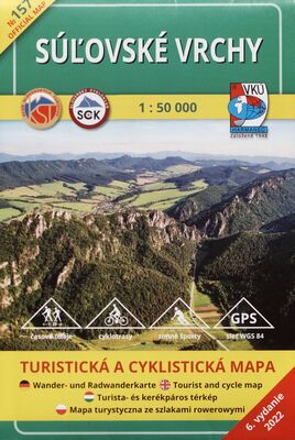 Súľovské vrchy : turistická a cyklistická mapa /