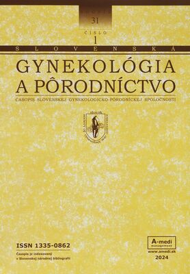 Slovenská gynekológia a pôrodníctvo : časopis Slovenskej gynekologicko-pôrodníckej spoločnosti.