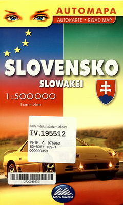 Slovensko Slowakei : automapa
