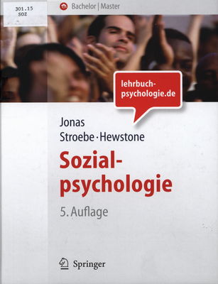 Sozialpsychologie : eine Einführung /