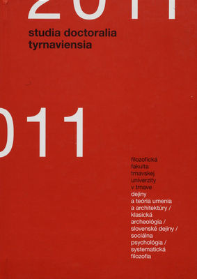 Studia doctoralia Tyrnaviensia 2011 /