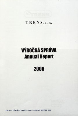TRENS : výročná správa 2006.