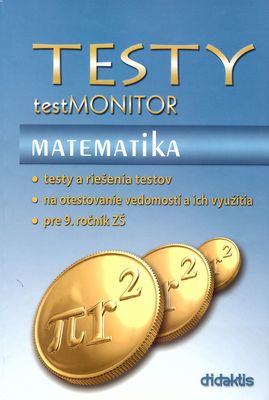 Testy testMONITOR - matematika /