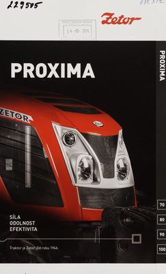 Traktor PROXIMA. 3/2014