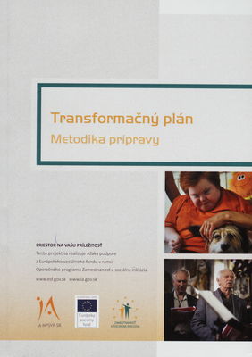 Transformačný plán : metodika prípravy /