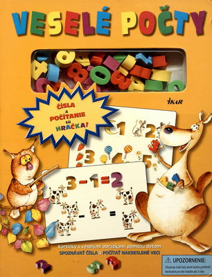 Veselé počty : čísla a počítanie sú hračka : kartičky s veselými obrázkami pomôžu deťom spoznávať čísla a počítať nakreslené veci /