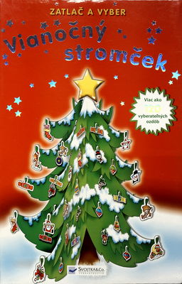 Vianočný stromček : zatlač a vyber : viac ako 120 vyberateľných ozdôb /
