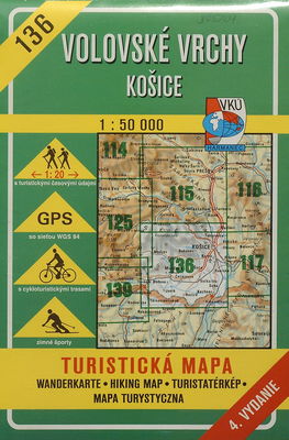 Volovské vrchy ; Košice turistická mapa /