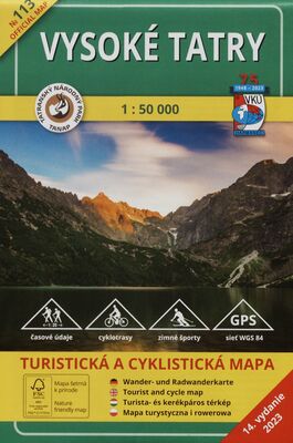 Vysoké Tatry : turistická a cyklistická mapa /