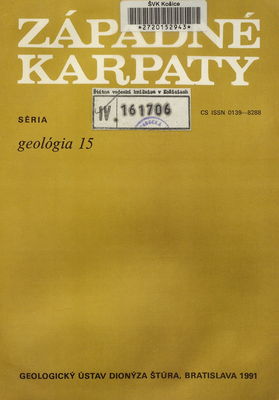 Západné Karpaty : séria Geológia. 15 /