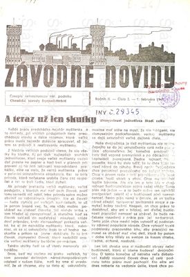 Závodné noviny : časopis členov ZS ROH Dynamit Nobel n.p.