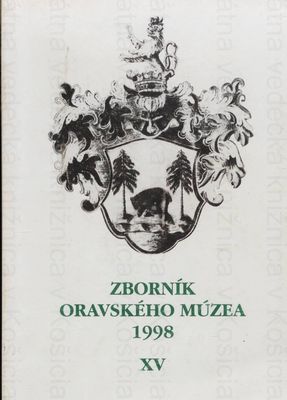 Zborník Oravského múzea 1998. XV /