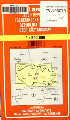 Česká republika automapa : s registrom obcí