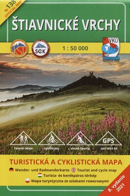 Štiavnické vrchy : turistická a cyklistická mapa /