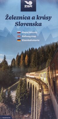 Železnica a krásy Slovenska : mapa železníc /