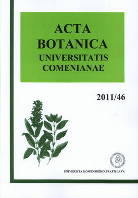 Acta Botanica Universitatis Comenianae. Volume 46 /