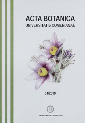Acta Botanica Universitatis Comenianae. Volume 54 /