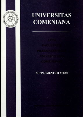 Acta Facultatis pharmaceuticae Universitatis Comenianae. Suplementum V/2007.