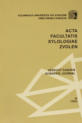 Acta Facultatis xylologiae Zvolen : vedecký časopis ; scientific journal.