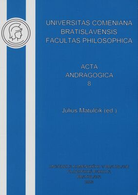 Acta andragogica 8. Ročník 8 /